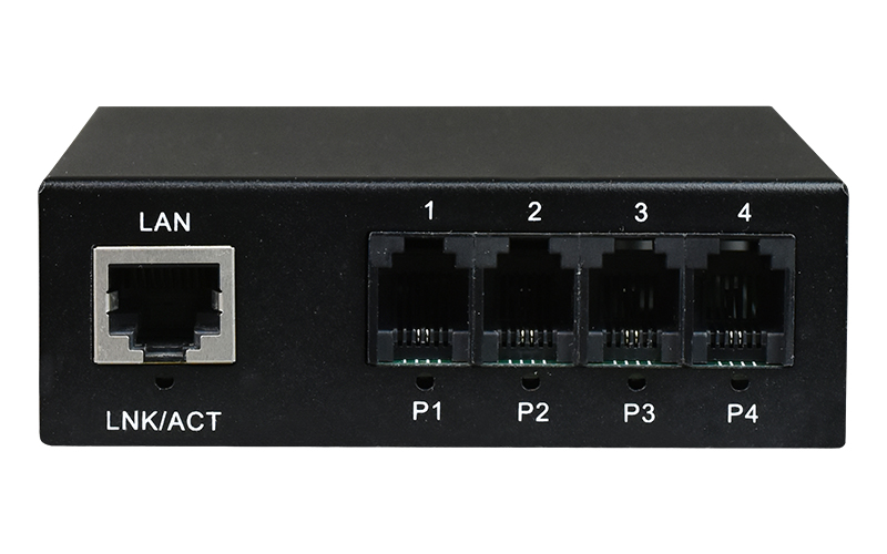 飛暢科技-4路電話(huà)（RJ11）+1路千兆以太網(wǎng) 電話(huà)光端機