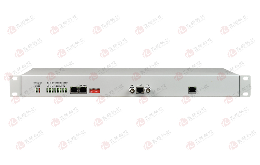 飛暢科技-E1-30路電話(huà)+1FE以太復用設備(19英寸1U)