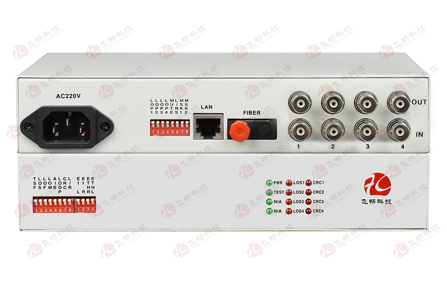 飛暢科技-4E1轉1路光以太協(xié)議轉換器