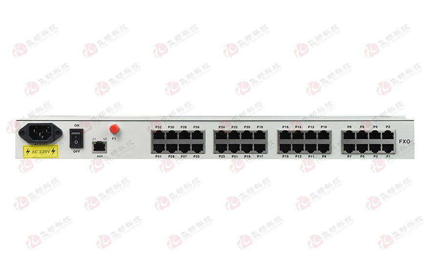 飛暢科技-32路電話(huà)+16E1+4FE+4GE+2路數據+SNMP+console（19英寸，物理隔離）電話(huà)光端機