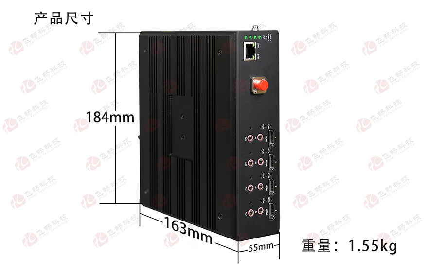 飛暢科技-4路2K HDMI + 1路千兆以太網(wǎng) 光端機